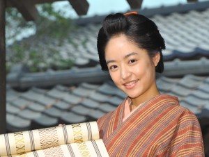 「大河ドラマ主演 バトンタッチセレモニー」に出席した『花燃ゆ』主演の井上真央