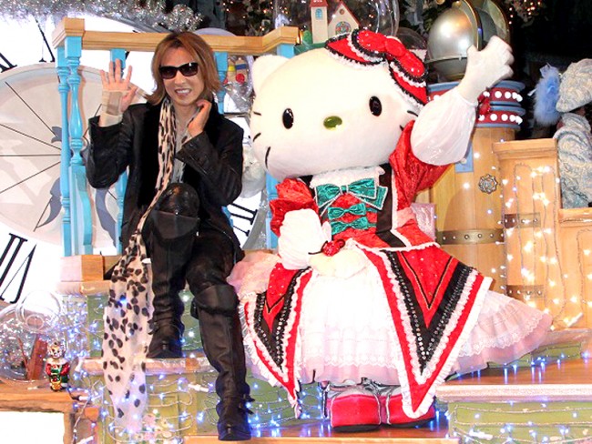 ハローキティ40th記念パレード「ARIGATO EVERYONE！」20141124　ハローキティ、YOSHIKI