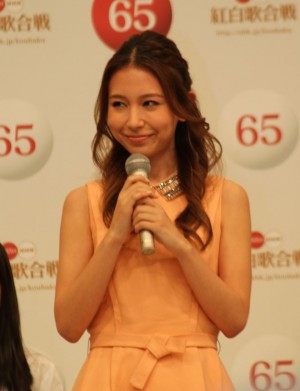 May J.、「第65回NHK紅白歌合戦」出場歌手 発表会見にて