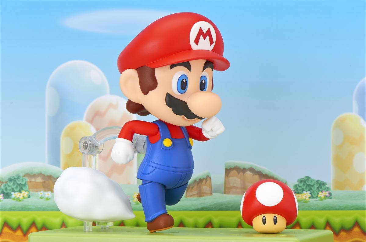 『ねんどろいど マリオ』発売決定！ 表情、背景パーツに、“ルイージ”パーツも付属