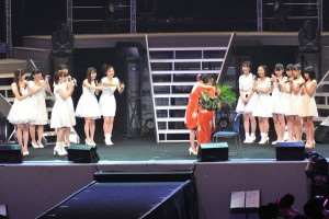「モーニング娘。’14　コンサートツアー秋　GIVE ME MORE LOVE　～道重さゆみ卒業記念スペシャル～」の様子