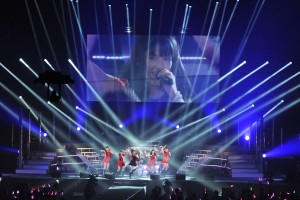 「モーニング娘。’14　コンサートツアー秋　GIVE ME MORE LOVE　～道重さゆみ卒業記念スペシャル～」の様子