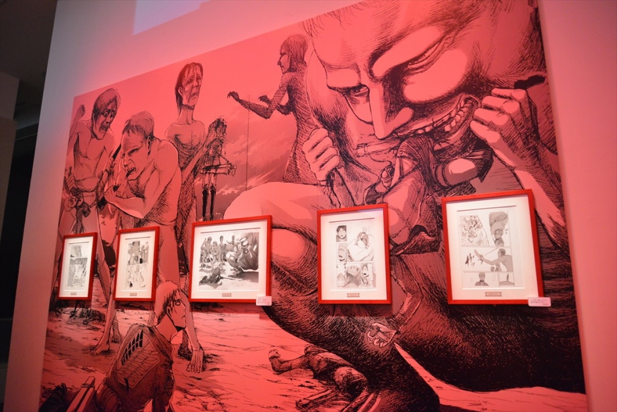 「進撃の巨人展」マンガ未発表の新キャラ生原画も展示！ 一足早く行ってきた