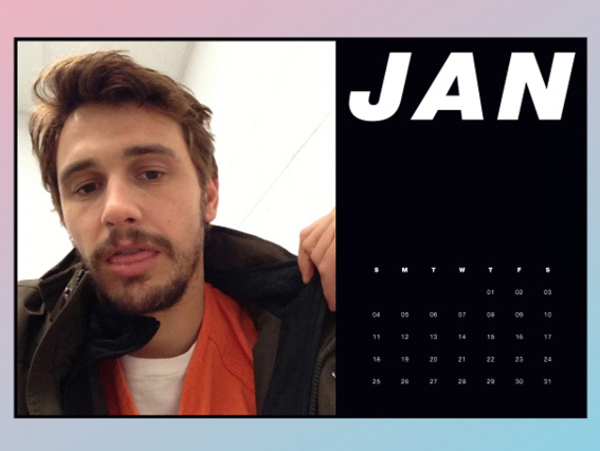 ジェームズ・フランコ、まさかの自撮りカレンダーを製作！