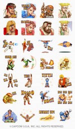 『ストII』がLINEスタンプに！ “待ちガイル”や“敗北顔”など90年代の思い出が甦る