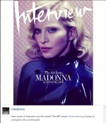 「Interview Magazine」のマドンナ
