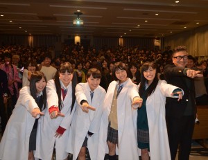 ももクロ主演映画『幕が上がる』トークイベントの様子