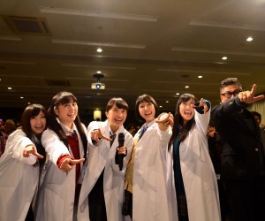 ももクロ主演映画『幕が上がる』トークイベントの様子