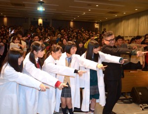 ももクロ主演映画『幕が上がる』トークイベントの様子