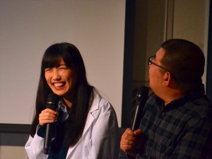 ももクロ主演映画『幕が上がる』トークイベントの様子