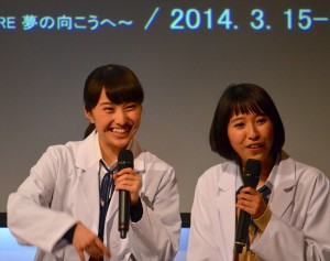ももクロ主演映画『幕が上がる』トークイベントの様子