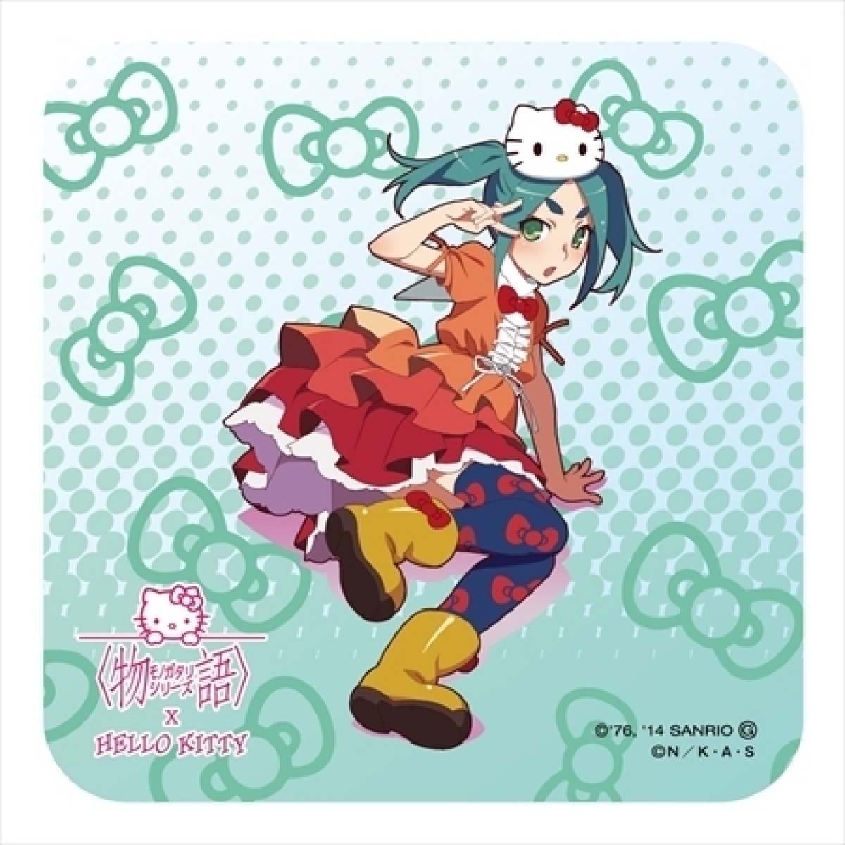 ＜物語＞シリーズ、ハローキティとカフェコラボ！　真宵・忍・余接の特別イラスト公開