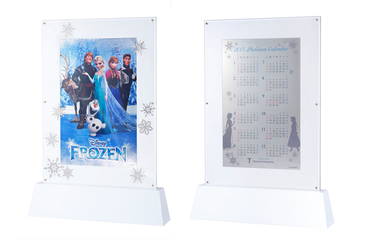 『アナと雪の女王』純プラチナ製グッズ登場！ 1億円カレンダーや2015万円小判も