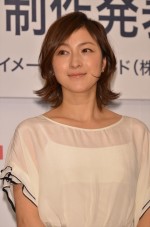 広末涼子、『はなちゃんのみそ汁』製作発表記者会見にて