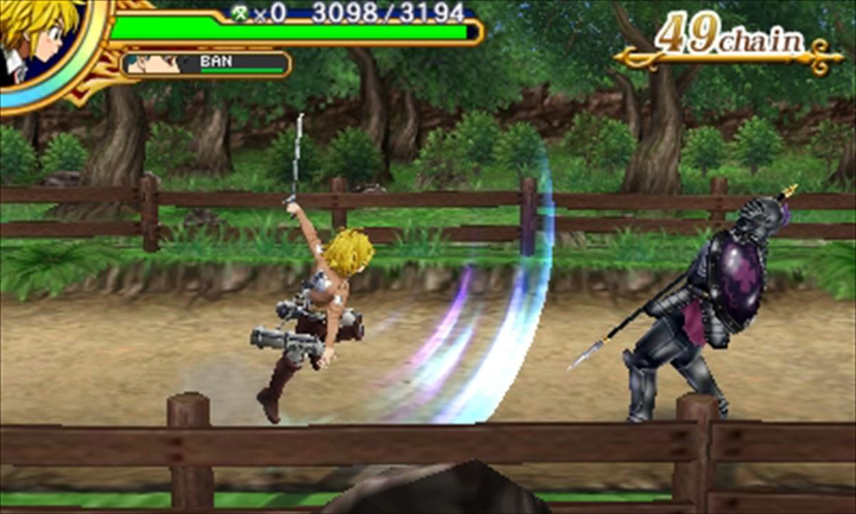 3DS『七つの大罪』×『進撃の巨人』コラボ！着せ替えに「調査兵団制服」登場