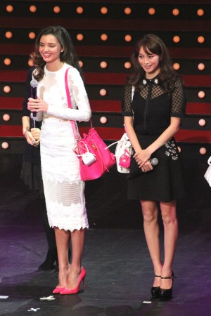 ミランダ・カー、蛯原友里、「Samantha Thavasa・Special Party in TOKYO」にて