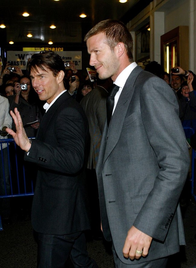 トム・クルーズ＆デヴィッド・ベッカム　David Beckham＆Tom Cruise