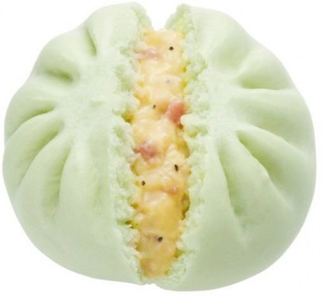 「カルボナーラソースまん(ユーグレナ入り)」 サークルKとサンクスにて35万食限定で販売!