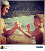 ジャスティン・ビーバー＆パパ、インスタグラム“懐かしの写真”「いいね」数が1位に