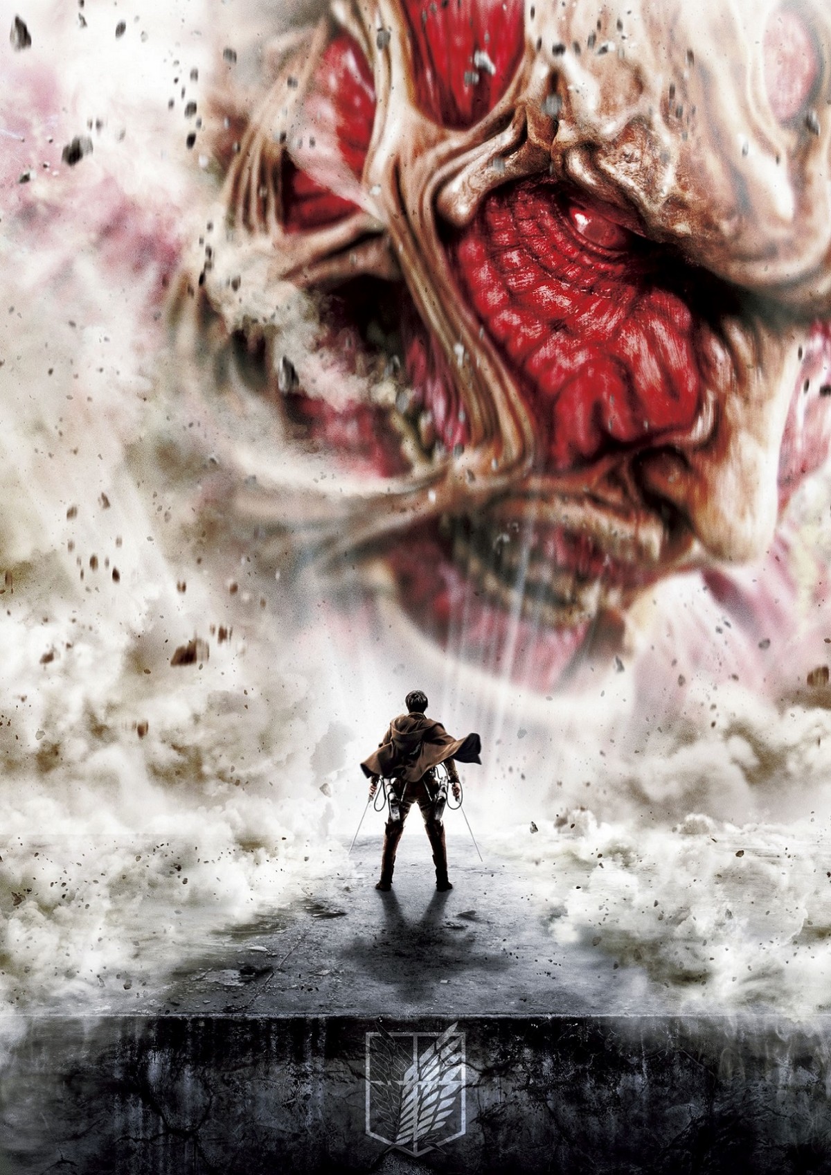 実写『進撃の巨人』“超大型巨人”ビジュアル解禁！2015年8月、9月に連続公開
