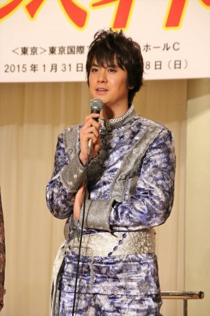 浦井健治、舞台『ボンベイドリームス』制作発表会にて