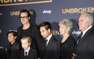 ブラッド・ピット＆子供たち、『UNBROKEN（原題）』プレミアににて