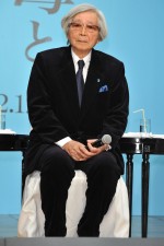 『母と暮せば』制作発表記者会見に出席した山田洋次監督