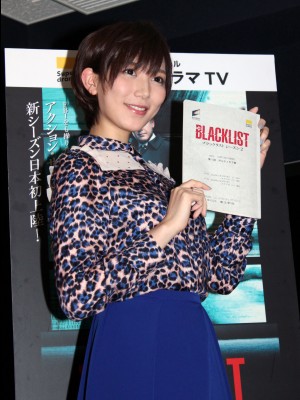 海外ドラマ『ブラックリスト　シーズン2』公開アフレコに参加した光宗薫