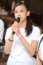 清水富美加、NHK連続テレビ小説『まれ』のスタジオ取材会にて