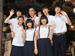 NHK連続テレビ小説『まれ』のスタジオ取材会の様子