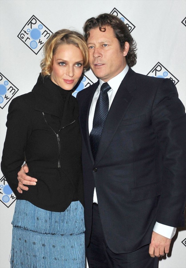 ユマ・サーマン＆アーパッド・ブッソン　Uma Thurman＆Arpad Busson