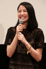 『ショコラ』の舞台挨拶付き試写会に登場した長澤まさみ