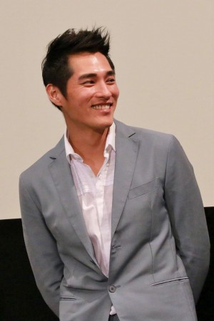 『ショコラ』の舞台挨拶付き試写会に登場したラン・ジェンロン