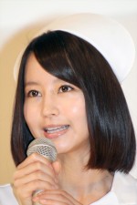 堀北真希、TBSドラマ『まっしろ』製作発表記者会見にて
