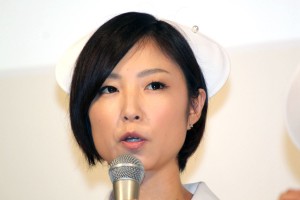 MEGUMI、TBSドラマ『まっしろ』製作発表記者会見にて