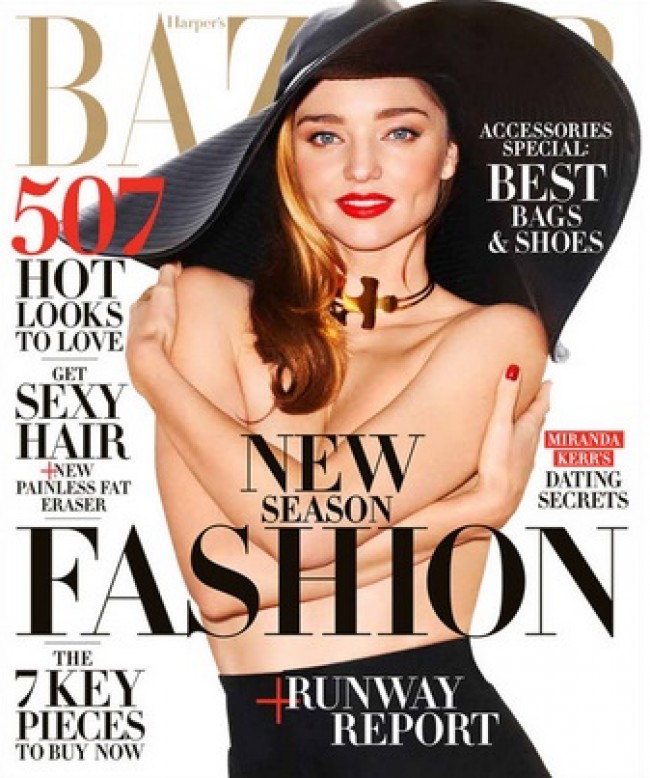 米ファッション誌「ハーパーズ バザー」2015年　ミランダ・カー、Miranda Kerr