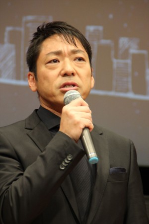 『流星ワゴン』完成披露特別試写会に登壇した香川照之