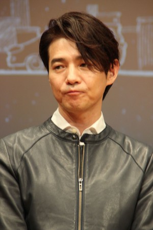 『流星ワゴン』完成披露特別試写会に登壇した吉岡秀隆
