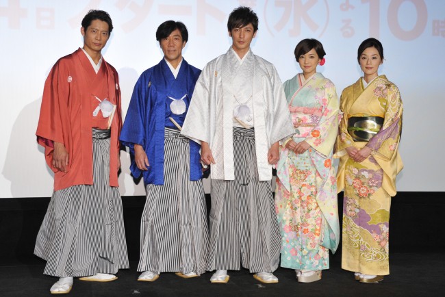 黒木啓司(EXILE)、岸谷五朗、玉木宏、倉科カナ、大塚寧々、ドラマ『残念な夫。』制作発表イベントに登場