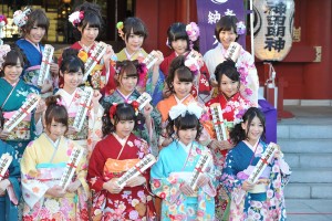『AKB48グループ 2015年新成人メンバー 成人式記念撮影会』の様子