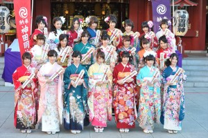 『AKB48グループ 2015年新成人メンバー 成人式記念撮影会』の様子
