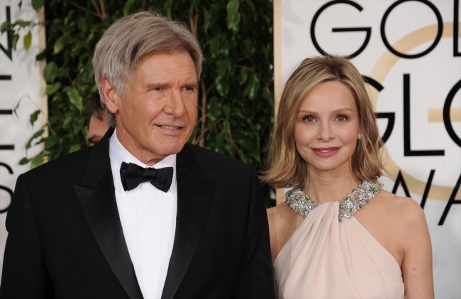 72th Golden Globe Awards  20150111　「第72回ゴールデン・グローブ賞」Harrison Ford、Calista