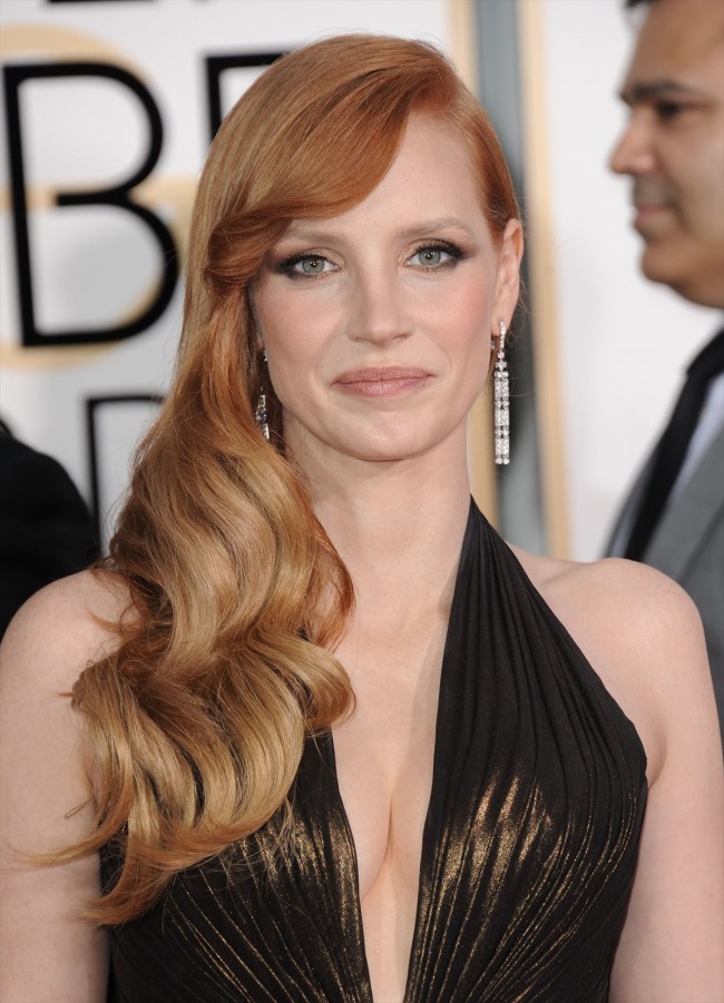 72th Golden Globe Awards  20150111　「第72回ゴールデン・グローブ賞」　Jessica Chastain　ジェシカ・チャステイン