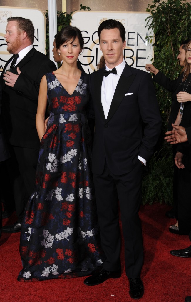 72th Golden Globe Awards  20150111　「第72回ゴールデン・グローブ賞」、Benedict Cumberbatch、ベネディクト・カンバーバッチ、Sophie Hunter、ソフィー・ハンター