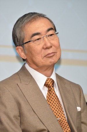 『上流階級～富久丸百貨店外商部～』完成試写会に出席した桂文枝