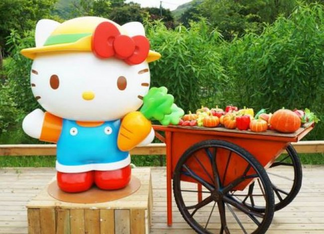 「Hello Kitty Go Green Organic Farm」園内の様子