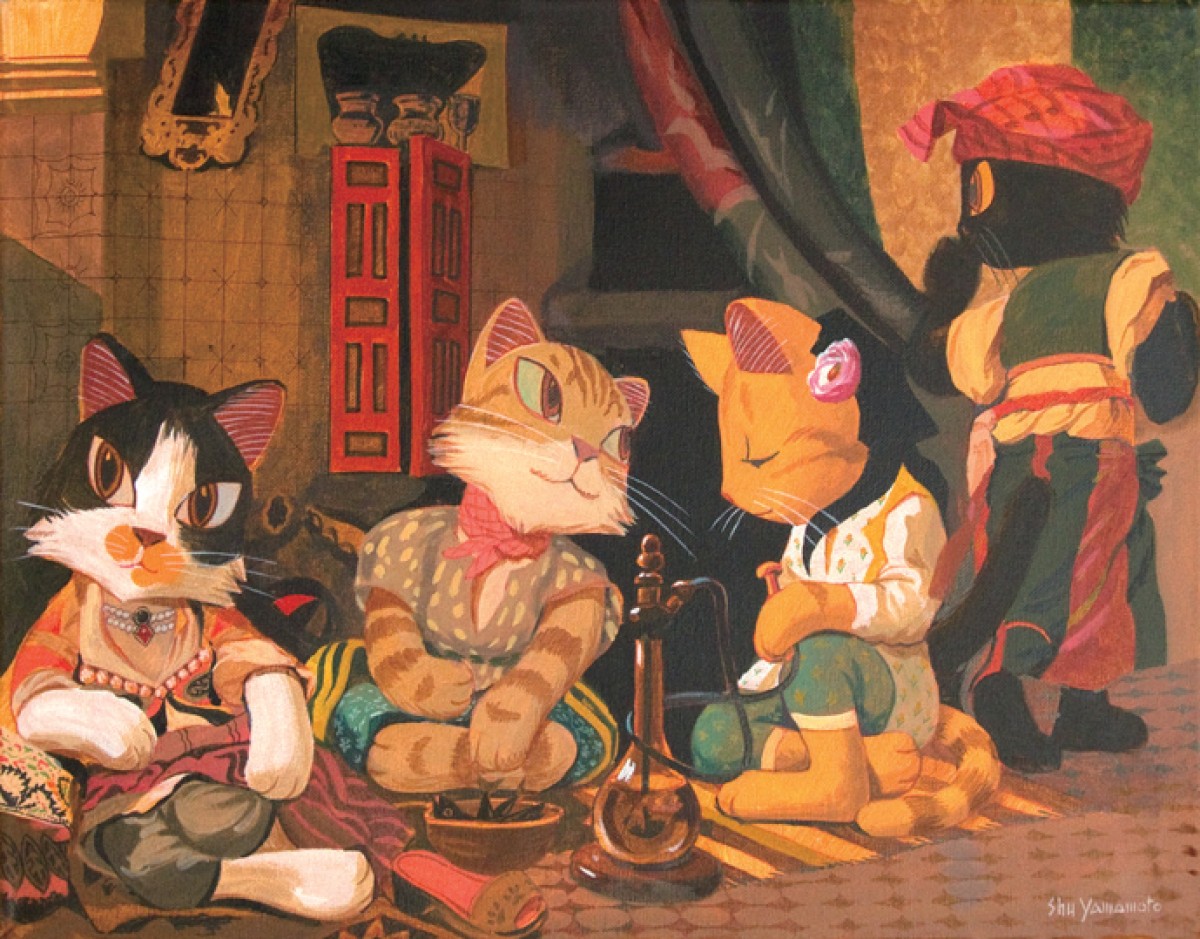 ルーヴルの名画がねこづくしに！“ねこ芸術”作品集『ニャーヴル美術館』発売
