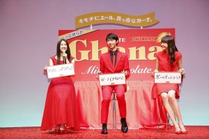 羽生結弦選手、「ロッテ ガーナ チョコびらきセレモニー2014」イベントに登場