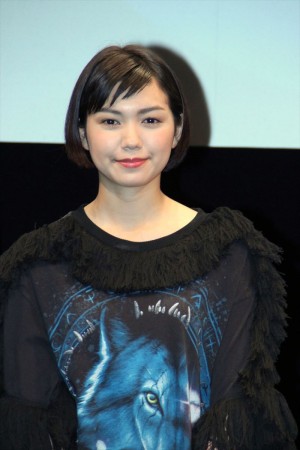 二階堂ふみ、『味園ユニバース』完成披露舞台挨拶にて