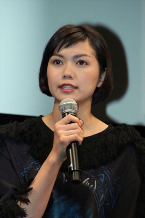 二階堂ふみ、『味園ユニバース』完成披露舞台挨拶にて